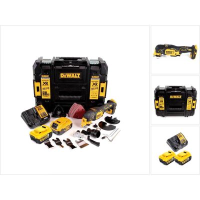 DeWalt, Multifunktionswerkzeug, DCS 356 P2 Akku Multitool 18V Brushless + 35tlg. Zubehör + 2x Akku 5,0 Ah + Ladegerät + TSTAK (Multifunktionswerkzeug) DeWalt, Multifunktionswerkzeug, DCS 356 P2 Akku Multitool 18V Brushless + 35tlg. Zubehör + 2x Akku 5,0 Ah + Ladegerät + TSTAK (Multifunktionswerkzeug)