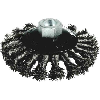 Ironside, Schleifmittel, 243000 Scheibenbürste 115mm/22,2 gezopft, für Winkelschleifer Ironside, Schleifmittel, 243000 Scheibenbürste 115mm/22,2 gezopft, für Winkelschleifer