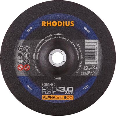 Rhodius KSMK Hochgeschwindigkeits-Trennscheibe - 230mm - Stahl Rhodius KSMK Hochgeschwindigkeits-Trennscheibe - 230mm - Stahl
