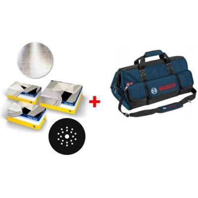Bosch Professional, Werkzeugkoffer, 153 tlg. Trockenbau-Set Schleifpapier Set inkl.Schleifplatte & Tasche (153 Teile) Bosch Professional, Werkzeugkoffer, 153 tlg. Trockenbau-Set Schleifpapier Set inkl.Schleifplatte & Tasche (153 Teile)