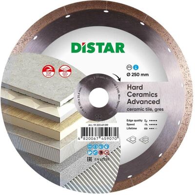 Sägeblatt, DISTAR HARD CERAMICS ADVANCED DIAMANTTRENNSCHEIBE 250 x 1 5 x 10 x 25 4 Sägeblatt, DISTAR HARD CERAMICS ADVANCED DIAMANTTRENNSCHEIBE 250 x 1 5 x 10 x 25 4