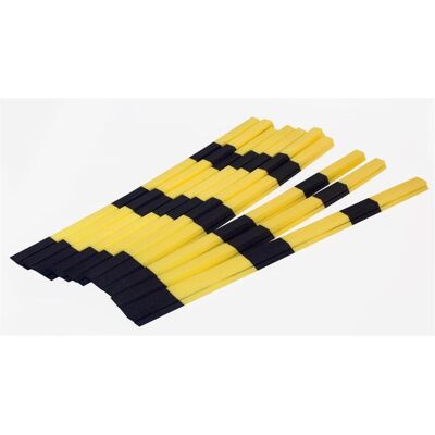 Brady, Kantenschutz + Schutzprofil, Kantenschutz - Trapez (b), Schwarz & Gelb, 660 x 28 x 29mm, nicht klebend (10 St. je Packung Brady, Kantenschutz + Schutzprofil, Kantenschutz - Trapez (b), Schwarz & Gelb, 660 x 28 x 29mm, nicht klebend (10 St. je Packung