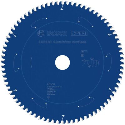 Bosch Professional Zubehör, Sägeblatt, EXPERT Aluminium Kreissägeblatt, 250x30 mm, T78 Bosch Professional Zubehör, Sägeblatt, EXPERT Aluminium Kreissägeblatt, 250x30 mm, T78