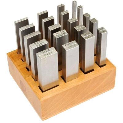 Elmag, Zubehör Maschine, - Parallel-Unterlegplatten-Satz 40-teilig 100X2/3/4/5/6 mm Elmag, Zubehör Maschine, - Parallel-Unterlegplatten-Satz 40-teilig 100X2/3/4/5/6 mm