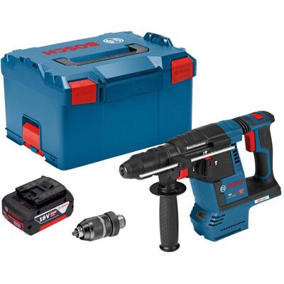 Bosch Professional, Bohrmaschine + Akkuschrauber, GBH 18V-26 F Professional Akku Bohrhammer 18 V 2,6 J SDS plus Brushless + 1x Akku 5,0 Ah + Bosch Professional, Bohrmaschine + Akkuschrauber, GBH 18V-26 F Professional Akku Bohrhammer 18 V 2,6 J SDS plus Brushless + 1x Akku 5,0 Ah +