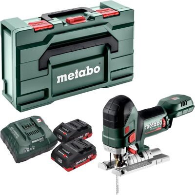Metabo, Stichsäge, STA 18 LTX 150 BL Akku Stichsäge 18 V 150 mm Brushless + 2x LiHD Akku 4,0 Ah + Ladegerät + Metabo, Stichsäge, STA 18 LTX 150 BL Akku Stichsäge 18 V 150 mm Brushless + 2x LiHD Akku 4,0 Ah + Ladegerät +