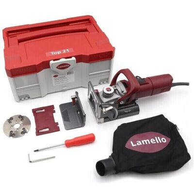 Lamello, Fräse, Top 21 Nutfräsmaschine, Stecker Typ F Schuko, im Systainer3 M mit WS-Fräser (Nutfräse) Lamello, Fräse, Top 21 Nutfräsmaschine, Stecker Typ F Schuko, im Systainer3 M mit WS-Fräser (Nutfräse)
