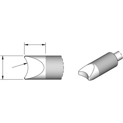 JBC Lötspitze Serie C245 Sondertypen, C245762/6,7 x 1,8 mm, Pin Lötspitze, Lötgerät Zubehör JBC Lötspitze Serie C245 Sondertypen, C245762/6,7 x 1,8 mm, Pin Lötspitze, Lötgerät Zubehör