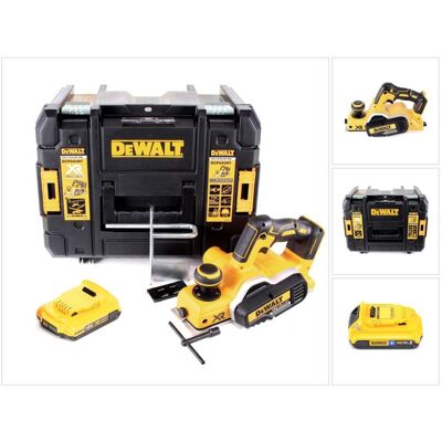 DeWalt, Hobelmaschine, DCP 580 NT Akku Hobel 18V 82mm + 1x Akku 2,0Ah + TSTAK - ohne Ladegerät DeWalt, Hobelmaschine, DCP 580 NT Akku Hobel 18V 82mm + 1x Akku 2,0Ah + TSTAK - ohne Ladegerät