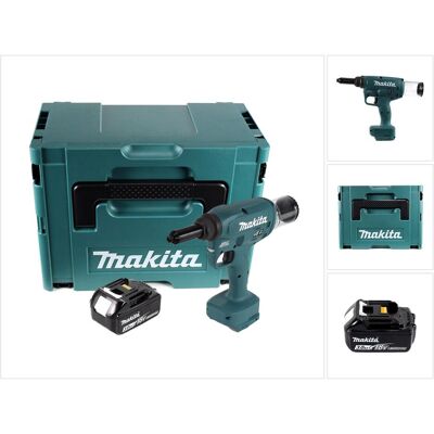 Makita, Tacker + Nagelpistole, DRV 250 F1J Akku Blindnietsetzgerät 18 V 20 kN Brushless + 1x Akku 3,0 Ah + Makpac - ohne Lad Makita, Tacker + Nagelpistole, DRV 250 F1J Akku Blindnietsetzgerät 18 V 20 kN Brushless + 1x Akku 3,0 Ah + Makpac - ohne Lad