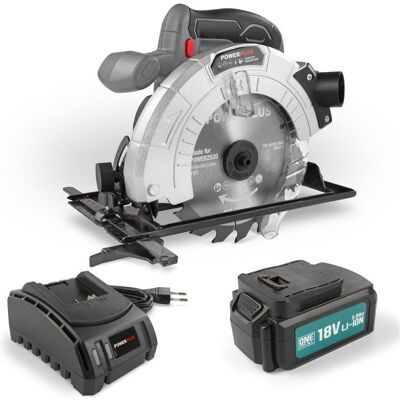 Powerplus, Handkreissäge, powebcss3 Rundschreiben - 18 V - inkl. Batterie 18V 3.0ah + Ladegerät (POWBCSS3) Powerplus, Handkreissäge, powebcss3 Rundschreiben - 18 V - inkl. Batterie 18V 3.0ah + Ladegerät (POWBCSS3)