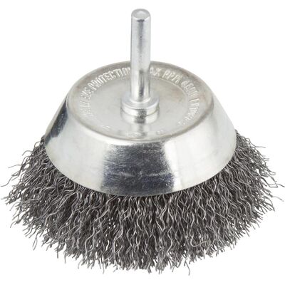 wolfcraft, Schleifmittel, 1 Stahldraht-Topfbürste S=6mm ø50mm wolfcraft, Schleifmittel, 1 Stahldraht-Topfbürste S=6mm ø50mm