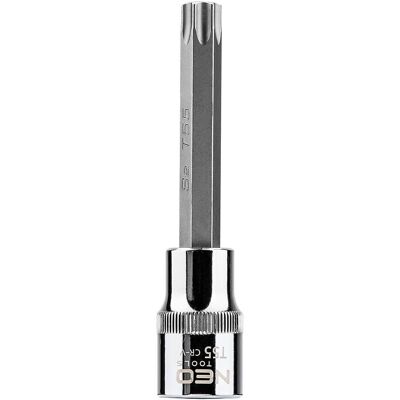 Topex, Bits, Torx-Bit auf 1/2"-Einsatz, T55 x 100 mm Topex, Bits, Torx-Bit auf 1/2"-Einsatz, T55 x 100 mm
