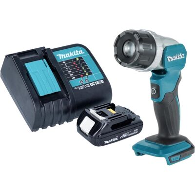 Makita, Arbeitsleuchte, DML 808 SY1 Akku Handstrahler 14,4 / 18 V 190 lm LED + 1x Akku 1,5 Ah + Ladegerät (190 lm) Makita, Arbeitsleuchte, DML 808 SY1 Akku Handstrahler 14,4 / 18 V 190 lm LED + 1x Akku 1,5 Ah + Ladegerät (190 lm)