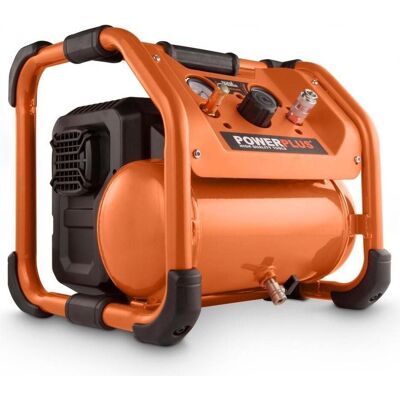 Powerplus, Kompressor, Dual Power Kompressor 40V 5L - excl. Akku und Ladegerät (5 l, 8 Bar) Powerplus, Kompressor, Dual Power Kompressor 40V 5L - excl. Akku und Ladegerät (5 l, 8 Bar)