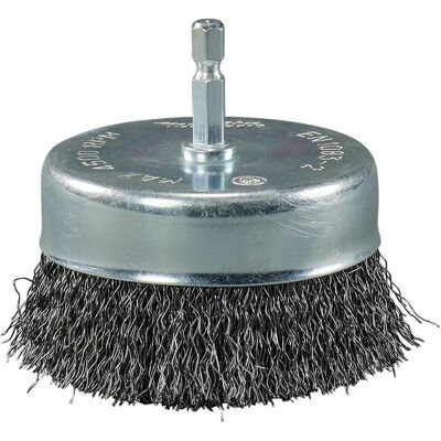 Makita, Schleifmittel, Zubehör D-76451 Topfbürste ZK1/4" x 80 mm gefalteter Stahl Makita, Schleifmittel, Zubehör D-76451 Topfbürste ZK1/4" x 80 mm gefalteter Stahl