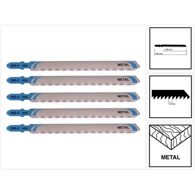 DeWalt, Sägeblatt, DT2085 HSS Stichsägeblatt Metall T318A, 5er Set DeWalt, Sägeblatt, DT2085 HSS Stichsägeblatt Metall T318A, 5er Set
