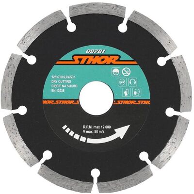 Toya, Sägeblatt, STHOR TARCZA DIAMENTOWA 125 x 22,2mm SEGMENTOWA 08781 Toya, Sägeblatt, STHOR TARCZA DIAMENTOWA 125 x 22,2mm SEGMENTOWA 08781