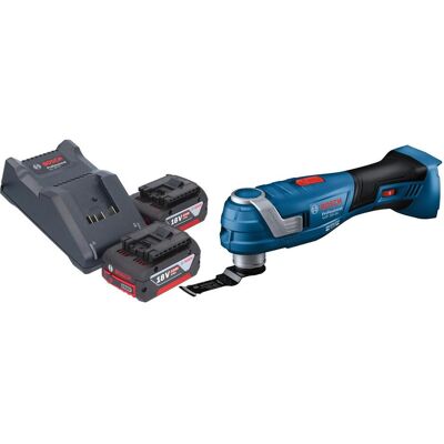 Bosch Professional, Multifunktionswerkzeug, GOP 18V-34 Professional Akku Multi Cutter 18 V Starlock Plus + 2x Akku 4,0 Ah + Ladegerät (Multifunktionswerkzeug) Bosch Professional, Multifunktionswerkzeug, GOP 18V-34 Professional Akku Multi Cutter 18 V Starlock Plus + 2x Akku 4,0 Ah + Ladegerät (Multifunktionswerkzeug)