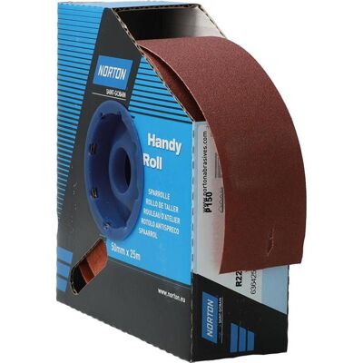 Symantec Norton, Schleifmittel, Sparrolle R222 50mmx25m P150 (P150) Symantec Norton, Schleifmittel, Sparrolle R222 50mmx25m P150 (P150)