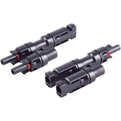 Shiverpeaks, Zubehör Stromerzeuger, S/CONN maximum connectivity PV4 T-Adapter Set, 2/1, IP68, 1.5kV, schwarz (Solarstecker) Shiverpeaks, Zubehör Stromerzeuger, S/CONN maximum connectivity PV4 T-Adapter Set, 2/1, IP68, 1.5kV, schwarz (Solarstecker)