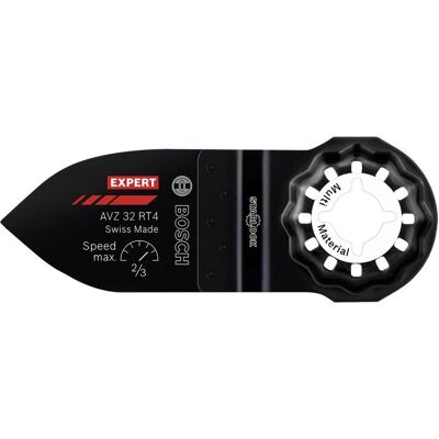 Bosch Professional Zubehör, Sägeblatt, EXPERT AVZ 32 RT4 Schleiffinger für Multifunktionswerkzeuge Bosch Professional Zubehör, Sägeblatt, EXPERT AVZ 32 RT4 Schleiffinger für Multifunktionswerkzeuge