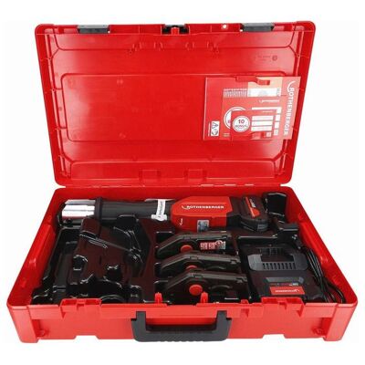 Rothenberger, Presswerkzeug, ROMAX 4000 Set SV15-22-28mm, 4Ah, EU AMP Rothenberger, Presswerkzeug, ROMAX 4000 Set SV15-22-28mm, 4Ah, EU AMP