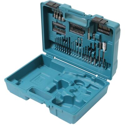 Makita, Bits, 1831K0-9 Koffer mit 74 tlg. Bit und Bohrer Set 420 x 320 x 135 mm Makita, Bits, 1831K0-9 Koffer mit 74 tlg. Bit und Bohrer Set 420 x 320 x 135 mm