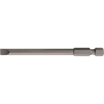 Tecwerk, Bits, Bit für Schlitzschrauben 4,5 mm Länge 89 mm 1/4 ″ E6,3 Schneidenstärke 0,6 mm (Schraubschlitz) Tecwerk, Bits, Bit für Schlitzschrauben 4,5 mm Länge 89 mm 1/4 ″ E6,3 Schneidenstärke 0,6 mm (Schraubschlitz)