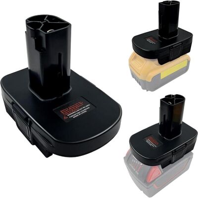 LKD, Werkzeugakku + Ladegerät, Akku-Adapter - DeWalt/Milwaukee 18V/20V für Craftsman 19.2V Lithium/Ni-MH Elektrowerkzeuge (18 V) LKD, Werkzeugakku + Ladegerät, Akku-Adapter - DeWalt/Milwaukee 18V/20V für Craftsman 19.2V Lithium/Ni-MH Elektrowerkzeuge (18 V)