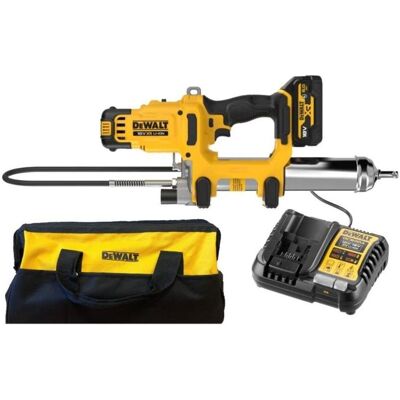 DeWalt, Kartuschenpistole + Fettpresse, SMAROWNICA 18V DCGG581P1G 2-BIEGI 1x5,0Ah GNF TORBA (Fettpresse) DeWalt, Kartuschenpistole + Fettpresse, SMAROWNICA 18V DCGG581P1G 2-BIEGI 1x5,0Ah GNF TORBA (Fettpresse)