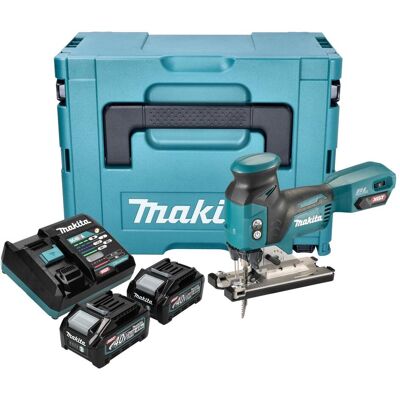 Makita, Stichsäge, JV 001 GM201 Akku Stichsäge 40 V max. 135 mm Brushless + 2x Akku 4,0 Ah + Ladegerät + Makpac Makita, Stichsäge, JV 001 GM201 Akku Stichsäge 40 V max. 135 mm Brushless + 2x Akku 4,0 Ah + Ladegerät + Makpac
