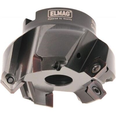 Elmag, Fräser, - Planfräser 45° DM 125mm 7-Schneiden, Aufnahme 40mm, ohne Wendeplatten (SEHT) Elmag, Fräser, - Planfräser 45° DM 125mm 7-Schneiden, Aufnahme 40mm, ohne Wendeplatten (SEHT)