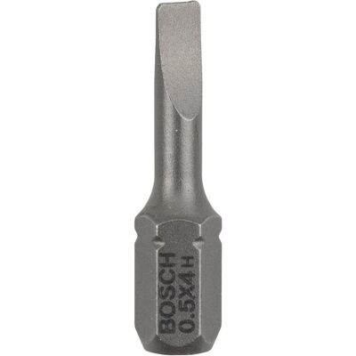 Bosch Professional Zubehör, Bits, Schrauberbit Extra-Hart S 0,5 x 4,0, 25 mm, 3er-Pack (Schraubschlitz, Sechskant (hexagonal)) Bosch Professional Zubehör, Bits, Schrauberbit Extra-Hart S 0,5 x 4,0, 25 mm, 3er-Pack (Schraubschlitz, Sechskant (hexagonal))
