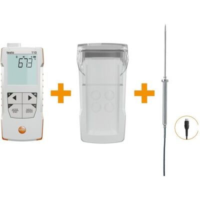 Testo, Detektor, 110 Food Set mit Edelstahl-Lebensmittelfühler Testo, Detektor, 110 Food Set mit Edelstahl-Lebensmittelfühler