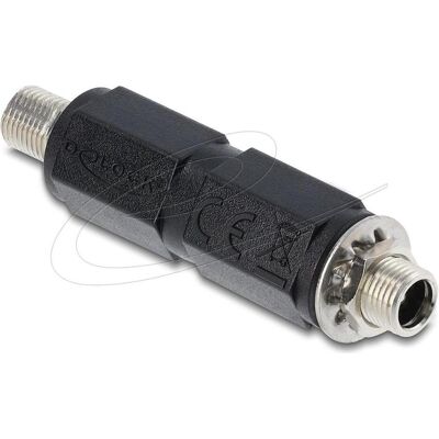 Delock, Stromadapter, Hohlstecker Adapter DC 5,5 x 2,5 mm Buchse auf Buchse mit Gewinde gerade (DC-Stecker) Delock, Stromadapter, Hohlstecker Adapter DC 5,5 x 2,5 mm Buchse auf Buchse mit Gewinde gerade (DC-Stecker)