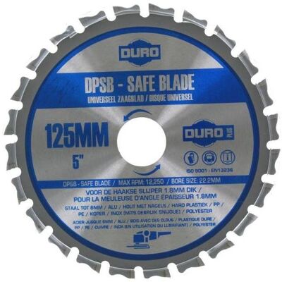 Duro, Sägeblatt, 50111 Metallsäge: DPSB 125x1,8x22,2 Duro, Sägeblatt, 50111 Metallsäge: DPSB 125x1,8x22,2