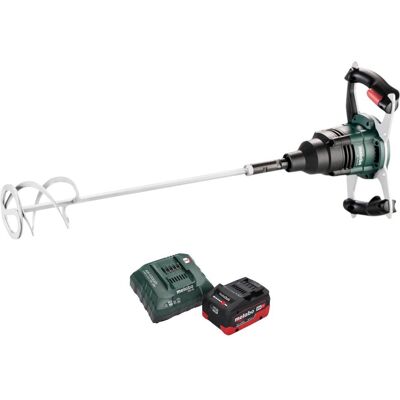 Metabo, Rührwerk + Mörtelrührer, RW 18 LTX 120 Akku Rührwerk 18 V 40 l Mischmenge 1x LiHD Akku 8,0 Ah + Ladegerät Metabo, Rührwerk + Mörtelrührer, RW 18 LTX 120 Akku Rührwerk 18 V 40 l Mischmenge 1x LiHD Akku 8,0 Ah + Ladegerät