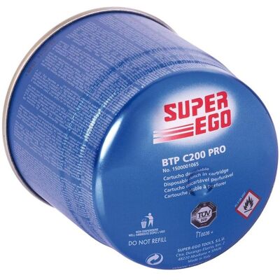 Super Ego, Lötgerät, C200 Patrone mit Sicherheitssystem 1500001065 (Lötlampe) Super Ego, Lötgerät, C200 Patrone mit Sicherheitssystem 1500001065 (Lötlampe)