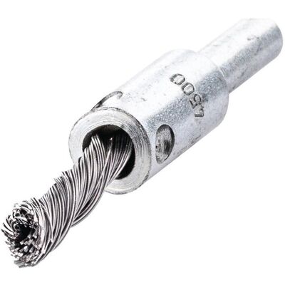 Lessmann, Schleifmittel, Pinselbürste Ø 6 mm Schaft 6 mm Drahtstärke 0,35 mm Stahl 4500 min-¹ Lessmann, Schleifmittel, Pinselbürste Ø 6 mm Schaft 6 mm Drahtstärke 0,35 mm Stahl 4500 min-¹