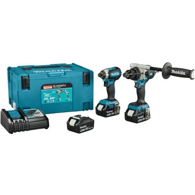 Makita, Elektrowerkzeug Set, DLX2550TJ LXT 18V Combiset 2 Maschinen 3x 5.0 Ah Akku und Ladegerät in Mbox Makita, Elektrowerkzeug Set, DLX2550TJ LXT 18V Combiset 2 Maschinen 3x 5.0 Ah Akku und Ladegerät in Mbox