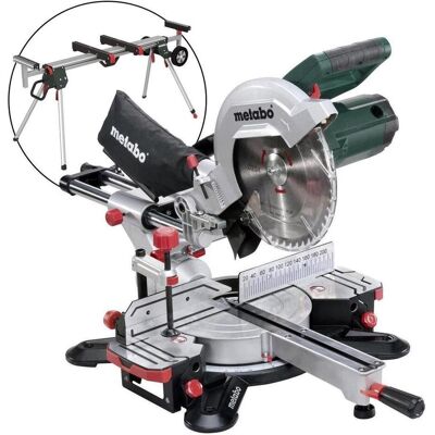 Metabo, Kappsäge + Gehrungssäge, KGS 254 M Afkortzaag incl. onderstel (KSU 401) - 1800W - 254 x 30mm Metabo, Kappsäge + Gehrungssäge, KGS 254 M Afkortzaag incl. onderstel (KSU 401) - 1800W - 254 x 30mm