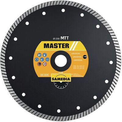 Samedia, Sägeblatt, MASTER MTT 125x22,23 Diamant- Trennscheibe KS-hart/Beton 300011 Samedia, Sägeblatt, MASTER MTT 125x22,23 Diamant- Trennscheibe KS-hart/Beton 300011