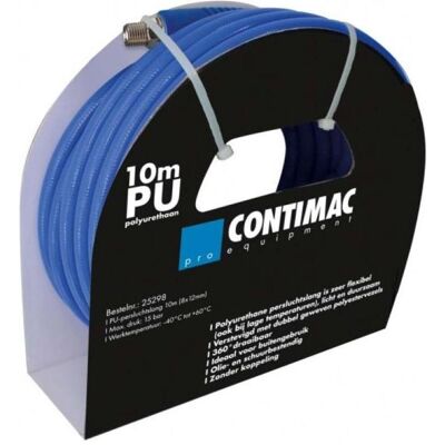 Contimac, Zubehör Druckluftwerkzeug, 25298 PU-Druckluftschlauch (12x8mm) 10m - ohne Kupplung Contimac, Zubehör Druckluftwerkzeug, 25298 PU-Druckluftschlauch (12x8mm) 10m - ohne Kupplung