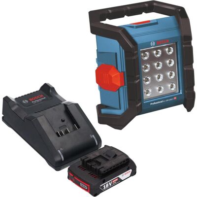 Bosch Professional, Arbeitsleuchte, GLI 18V-1200 C Professional Akku Baustrahler 18 V 1200 lm + 1x Akku 2,0 Ah + Ladegerät (1200 lm) Bosch Professional, Arbeitsleuchte, GLI 18V-1200 C Professional Akku Baustrahler 18 V 1200 lm + 1x Akku 2,0 Ah + Ladegerät (1200 lm)