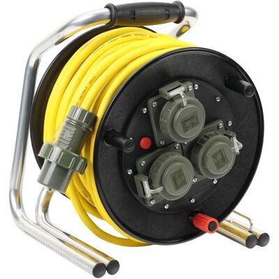 Dönges, Kabelrolle, Leitungsroller Feuerwehr, DIN 14680, 230 V (50 m, 2.50 mm²) Dönges, Kabelrolle, Leitungsroller Feuerwehr, DIN 14680, 230 V (50 m, 2.50 mm²)