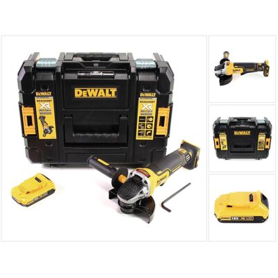 DeWalt, Winkelschleifer, DCG 406 NT Akku Winkelschleifer 18V 125mm Brushless + 1x Akku 2,0Ah + TSTAK - ohne Ladegerät (125 mm) DeWalt, Winkelschleifer, DCG 406 NT Akku Winkelschleifer 18V 125mm Brushless + 1x Akku 2,0Ah + TSTAK - ohne Ladegerät (125 mm)