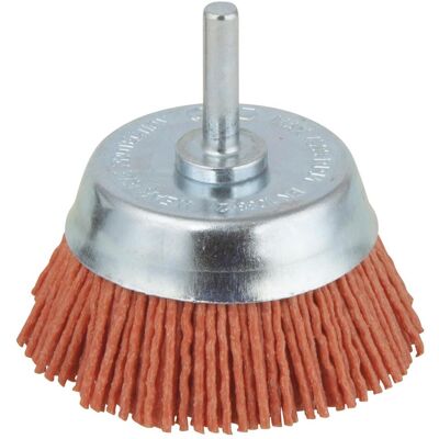 wolfcraft, Schleifmittel, 1 Nylondraht-Topfb. aggr. S=6mm ø65mm (80) wolfcraft, Schleifmittel, 1 Nylondraht-Topfb. aggr. S=6mm ø65mm (80)