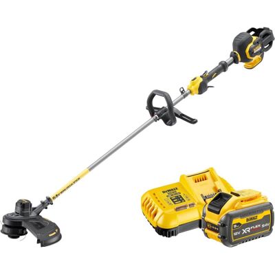 DeWalt, Rasentrimmer, DCM 571 X1 Akku Motorsense 54 V FlexVolt 38 cm Brushless + 1x Akku 9,0 Ah + Ladegerät DeWalt, Rasentrimmer, DCM 571 X1 Akku Motorsense 54 V FlexVolt 38 cm Brushless + 1x Akku 9,0 Ah + Ladegerät
