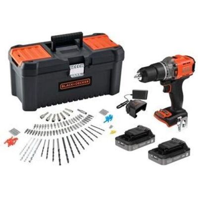 Black & Decker Bohrmaschine + Akkuschrauber, Wiertarko-wkrętarka 18V BCD383D2TA BLACK+DECKER (Bohrschrauber) Black & Decker Bohrmaschine + Akkuschrauber, Wiertarko-wkrętarka 18V BCD383D2TA BLACK+DECKER (Bohrschrauber)